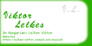 viktor lelkes business card